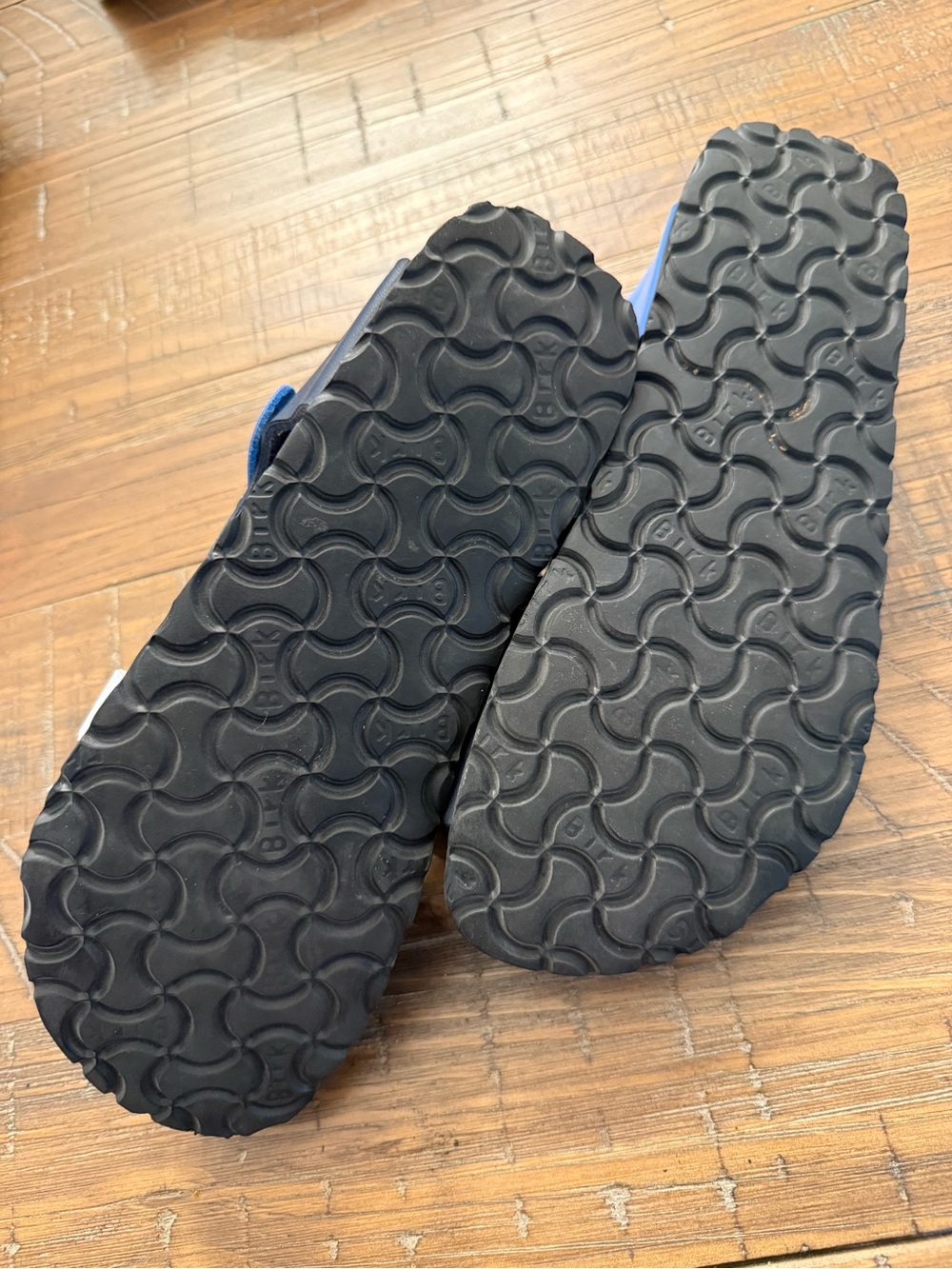 Birki’s by Birkenstock Comfort Sandals Blue White Black Size 39 - Picture 10 of 10